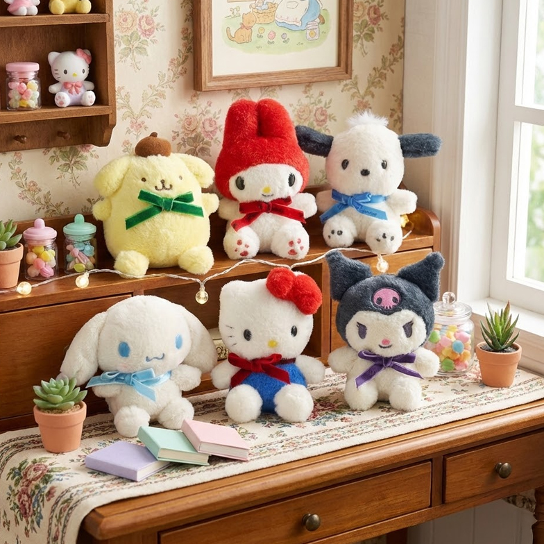 [Sanrio] New Retro 13cm公仔匙扣 (6種)