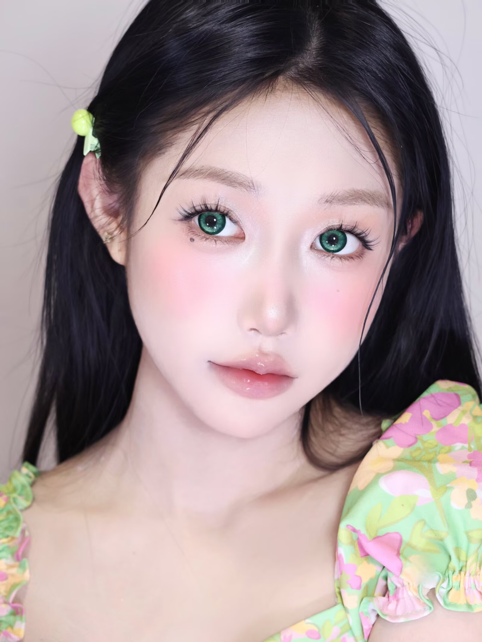 Yukicon 日拋2片 水色橘光/水色翡綠