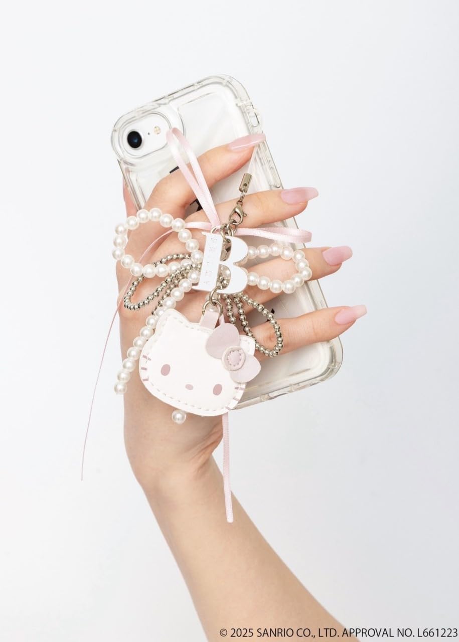 【預購】Hello Kitty × BRILMY 鏡面串珠吊飾 日本雜誌附錄 隨身鏡 手機掛繩 2026 限定補貨