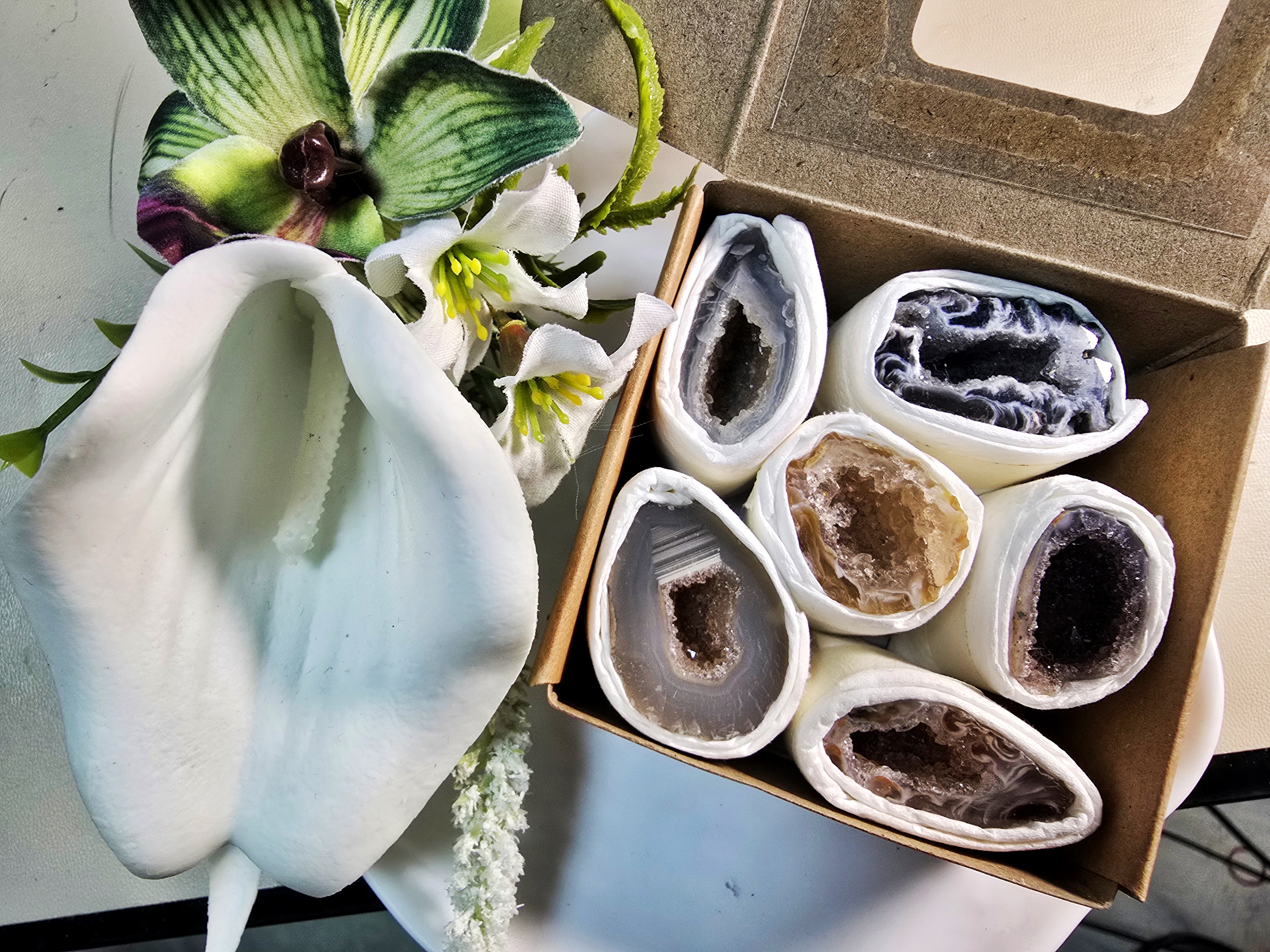 一物一圖 STT0209 招財 闔家平安 天然瑪瑙洞套裝