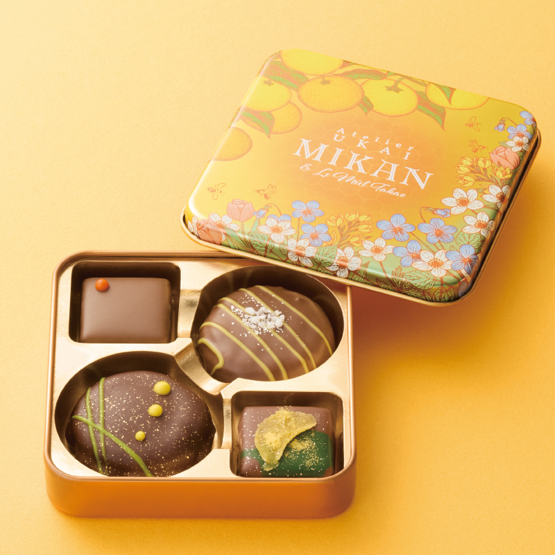 ATELIER UKAI 蜜柑蜂蜜巧克力 (4入)