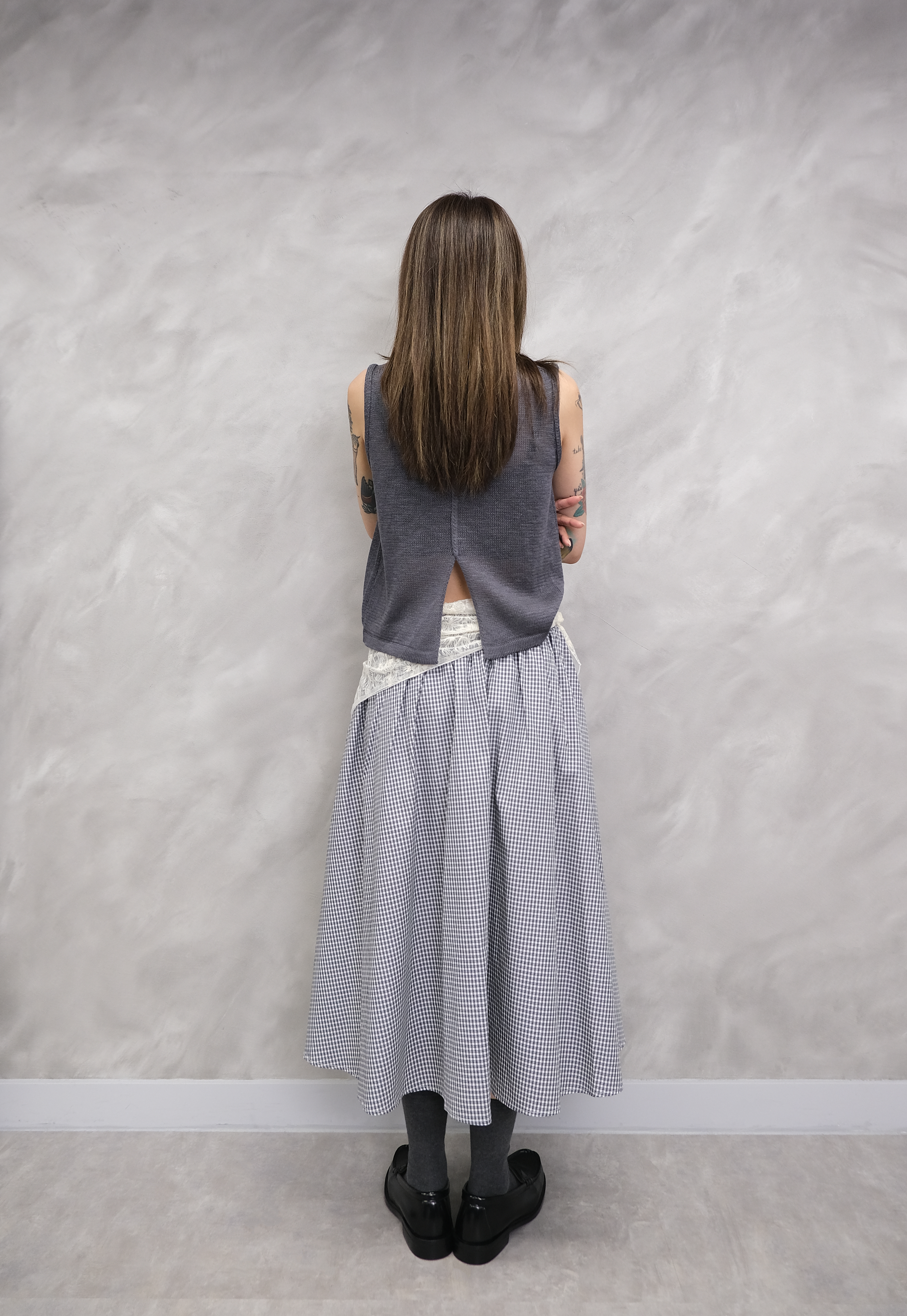 Basic knit vest #top144