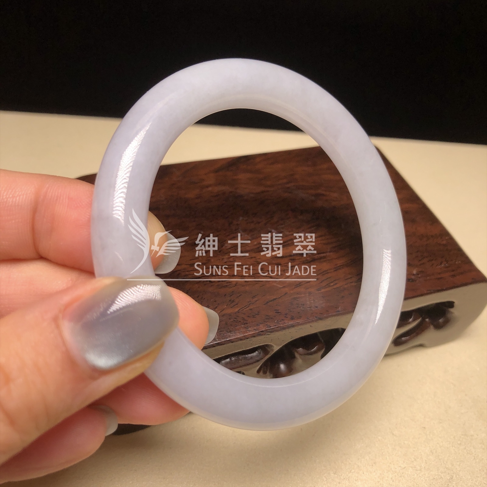 YM0288 白月光圓鐲54.5mm
