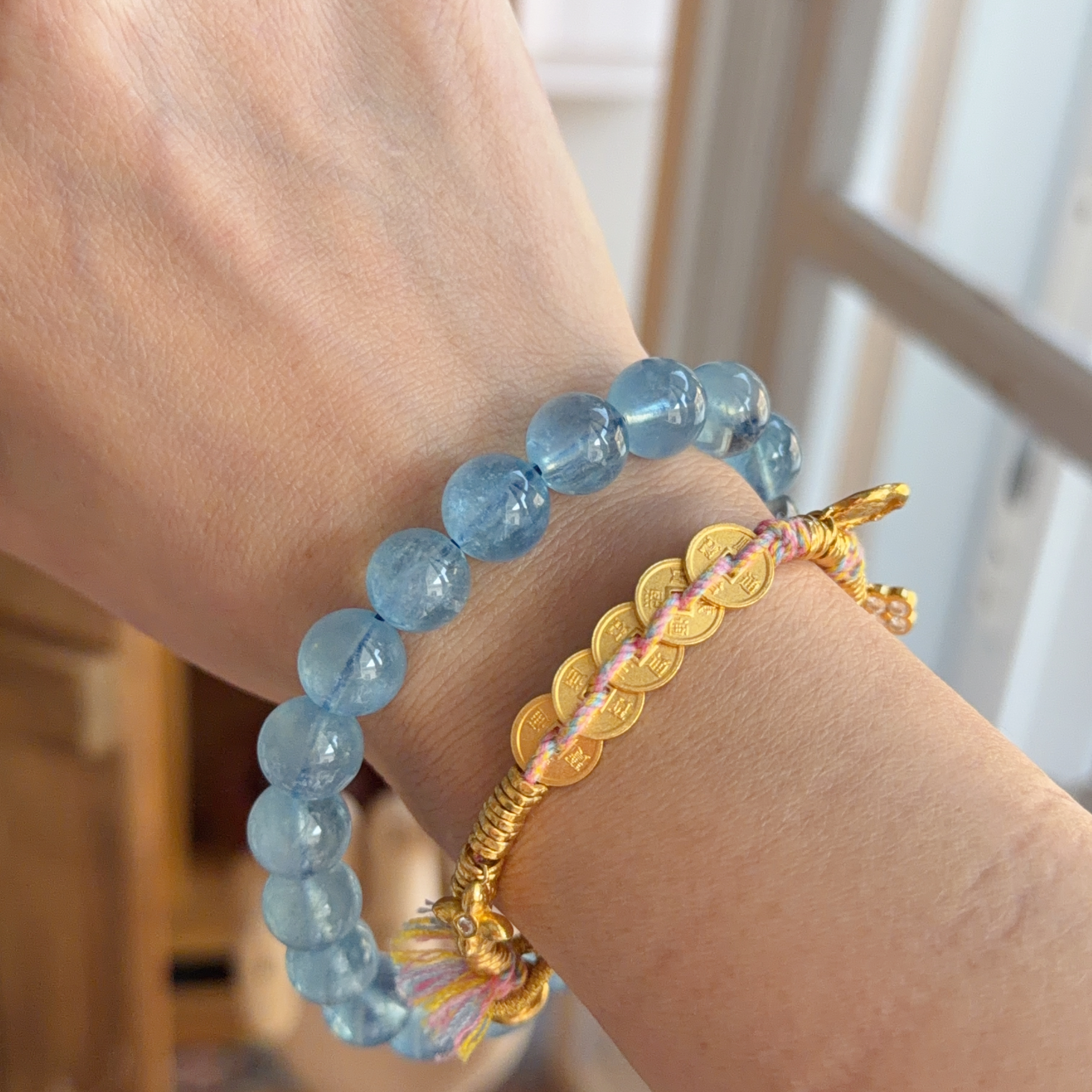 10mm+冰種海藍寶手串