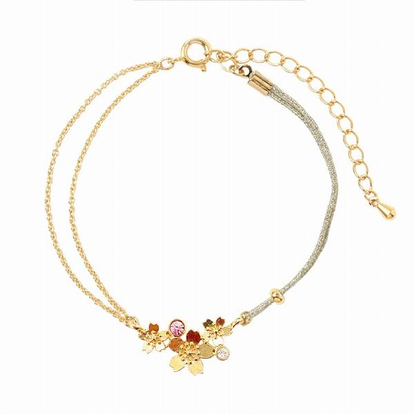  日本製 時尚防靜電櫻花手鍊