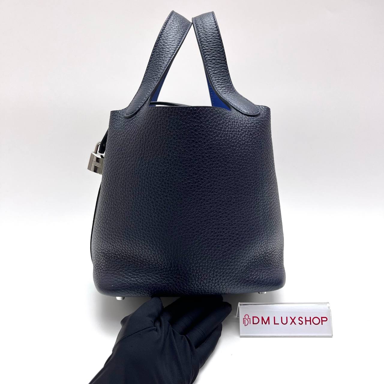 Hermes Picotin 18 Blue Nuit X Blue France (Stamp Z)