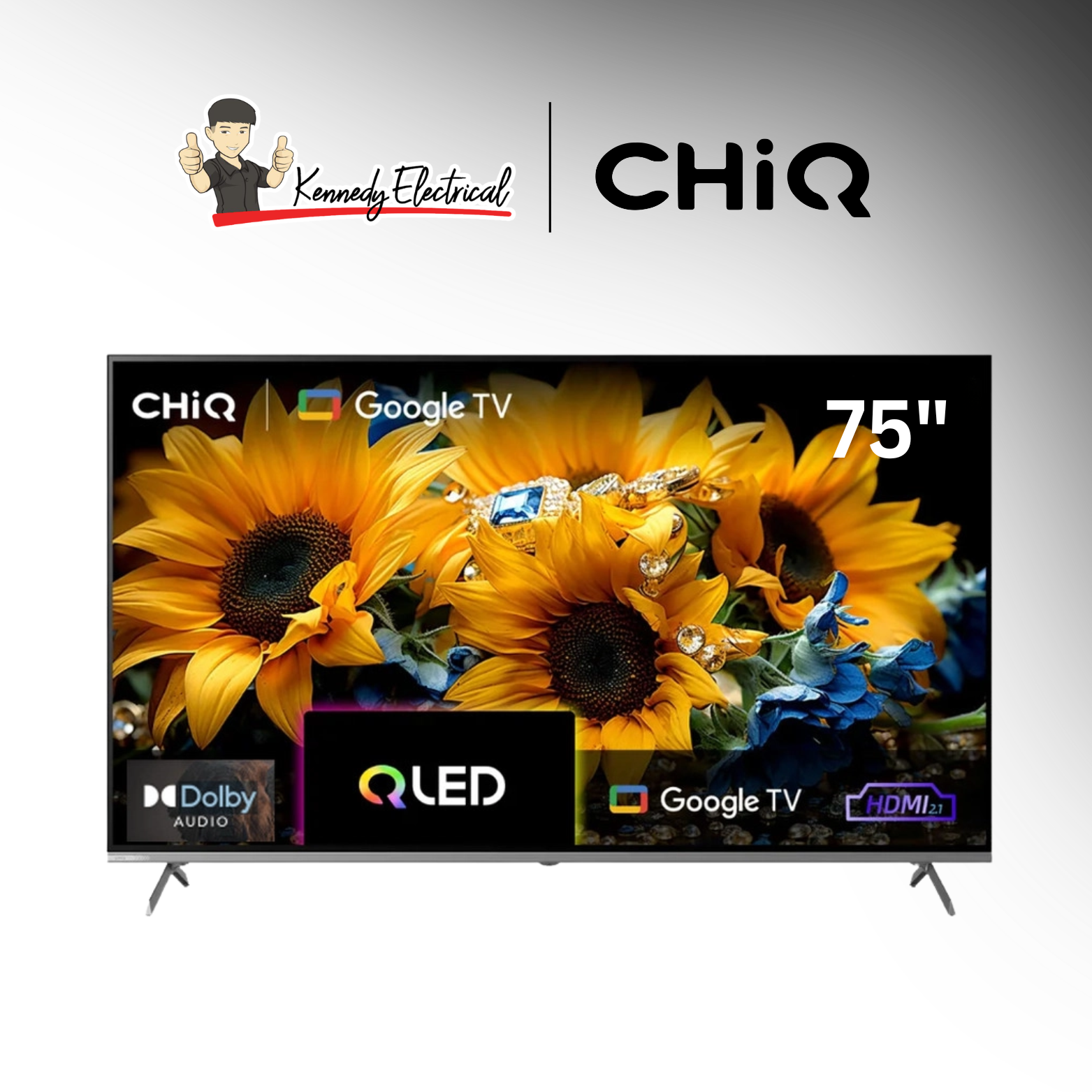 CHiQ U75QM9 75 Inch 4K QLED Google TV