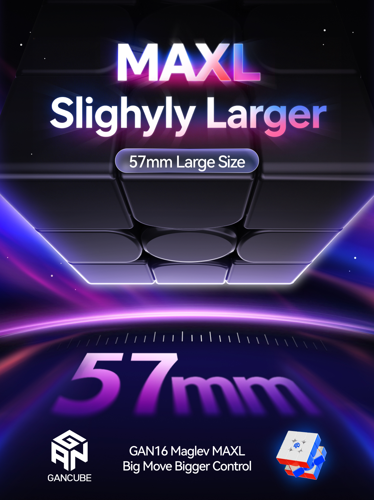 GAN 16 MagLev MAXL 旗艦3x3扭計骰