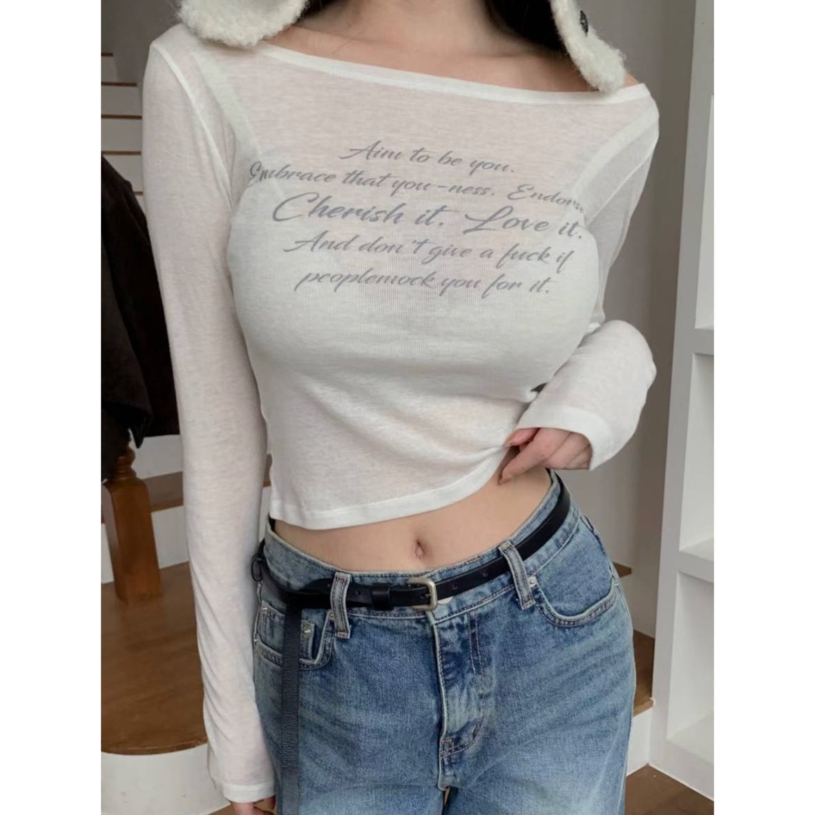 新品價3月13截🖤《TENCEL SHEER TOP》 2603I