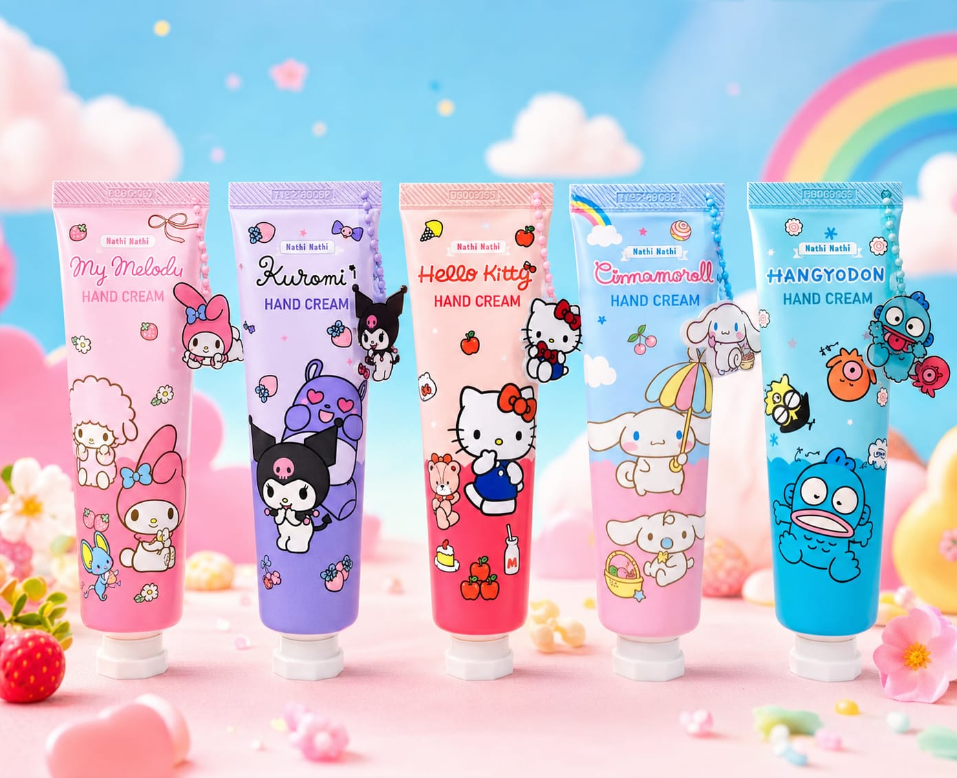 🇹🇭泰國 Moshi Moshi Sanrio 角色護手霜 🧴🎀（多款角色） 