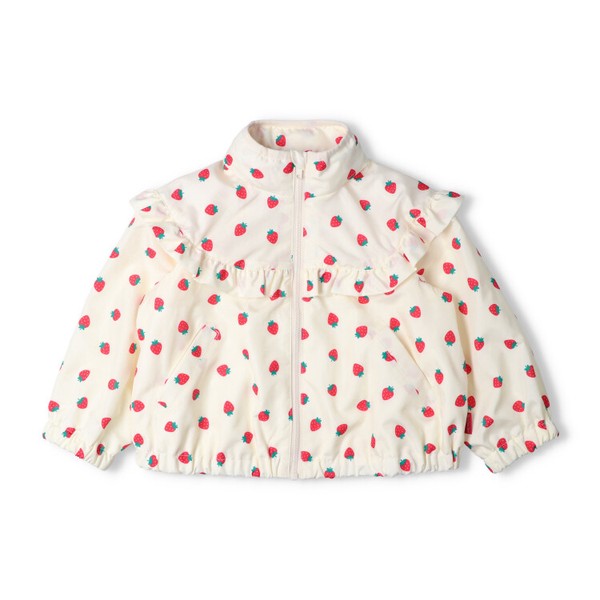 🆕【⭐訂購⭐】🌀 🇯🇵 日本直送🇯🇵 草莓 荷葉邊 網眼襯裡 撥水加工 #連帽風褸［2款選］🌀[ELBA-0011][260302]