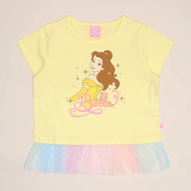 🆕【⭐訂購⭐】🇯🇵日本直送🌀#DisneyPrincess 彩虹薄紗下擺 短袖tee［4款選］🌀 [ELFA-0056][260705]