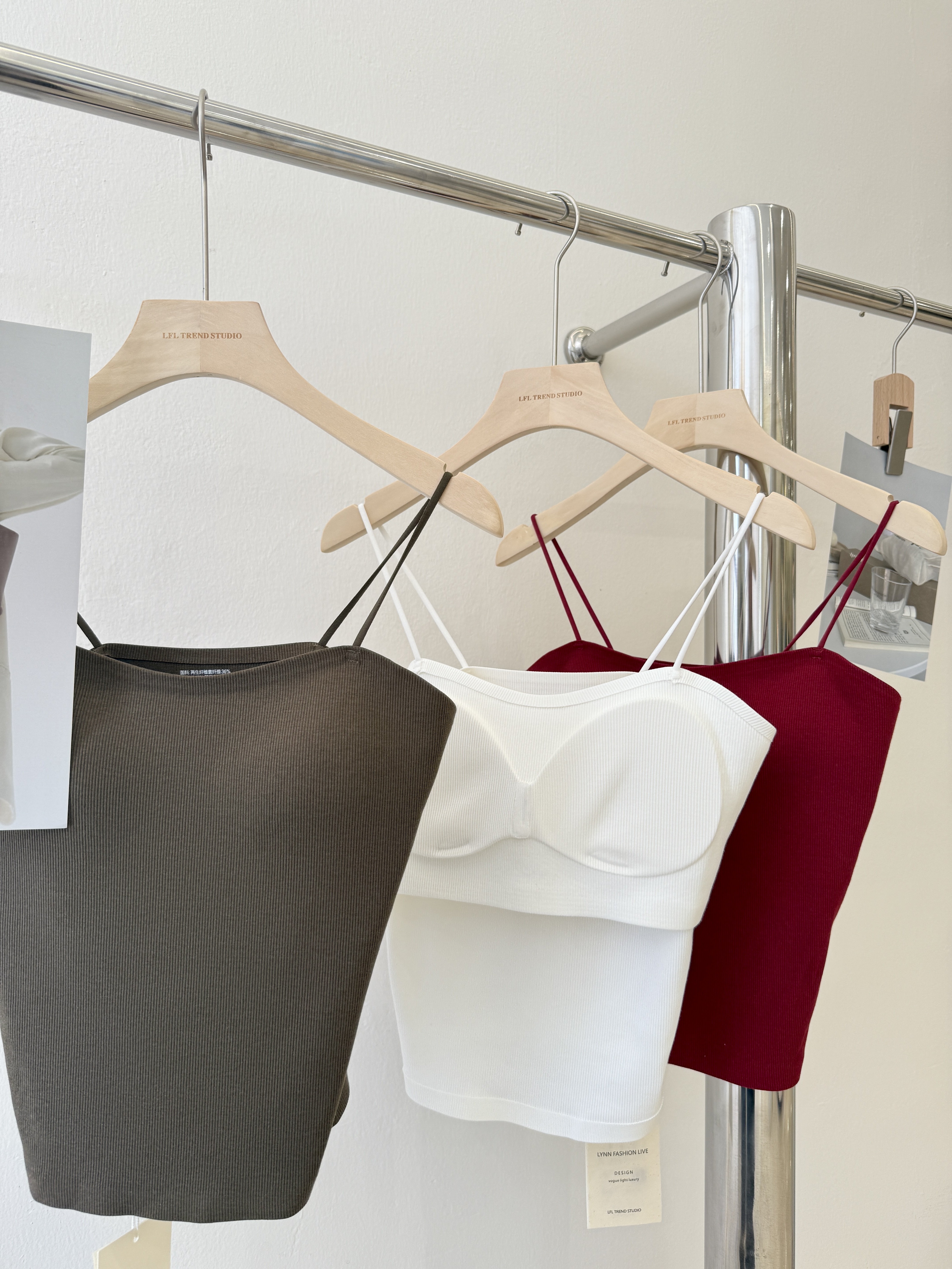 6866 螺纹时尚百搭背心