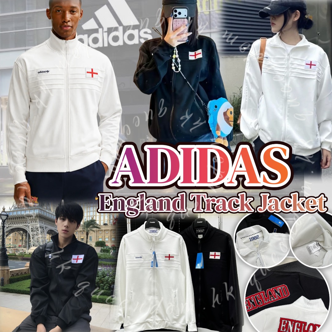 ADIDAS England Track Jacket 立領拉鍊外套