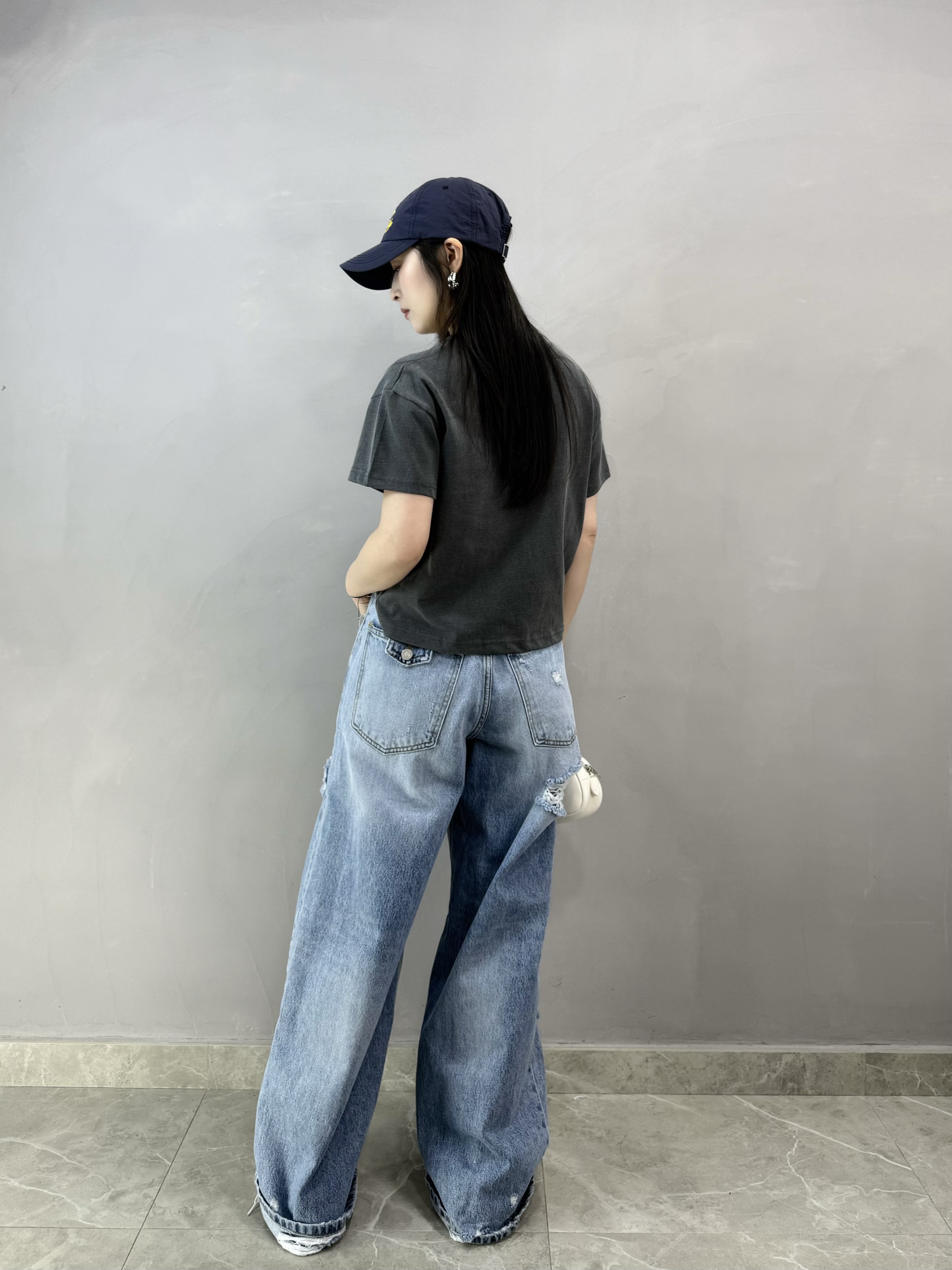 I62 淨色洗水棉Tee