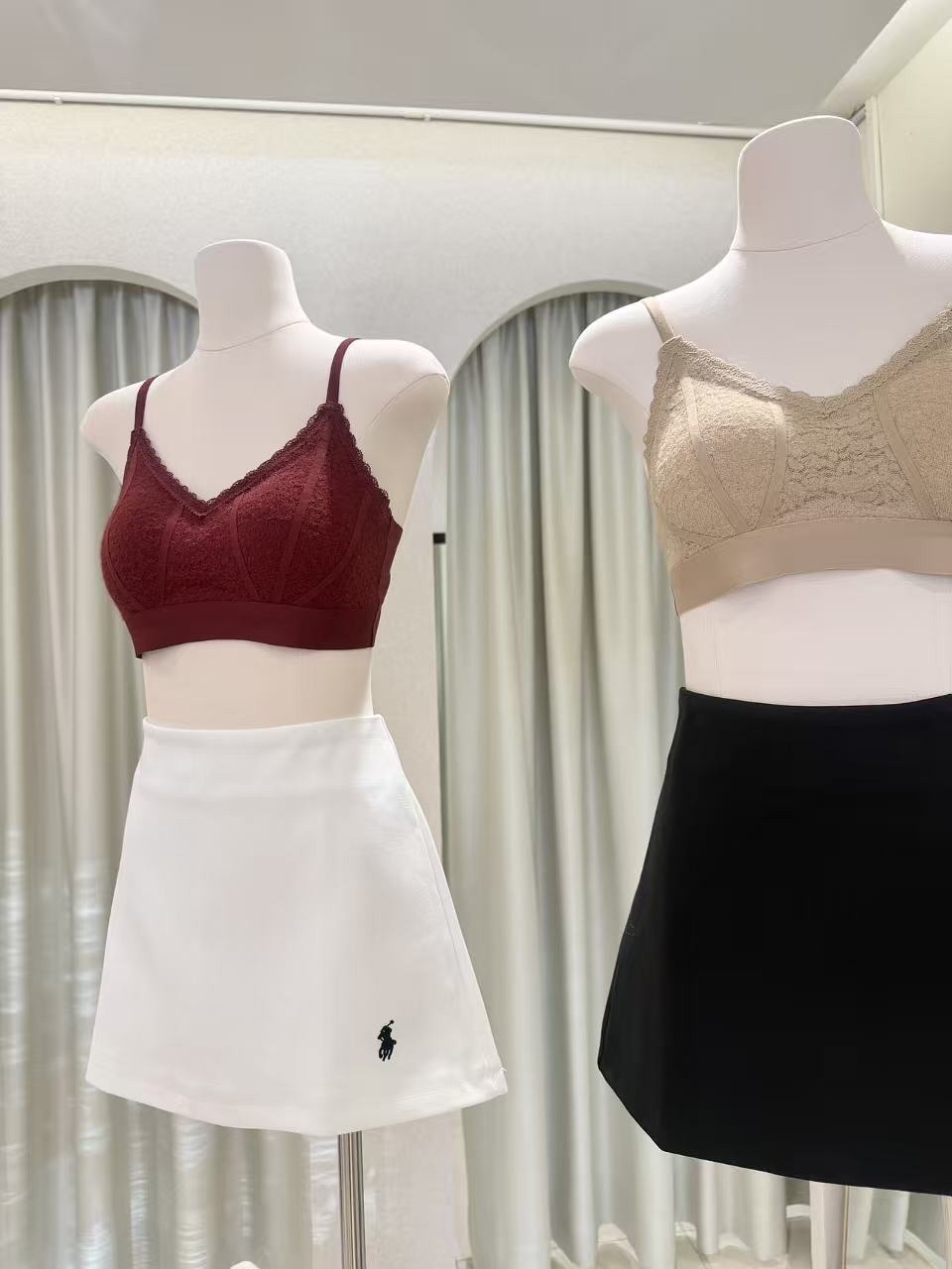 6895 法式磨绒优雅蕾丝文胸