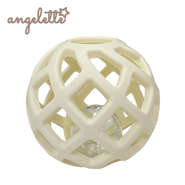 🇯🇵預訂 日本直送🇯🇵Angelette 奶油黃色矽膠搖鈴球