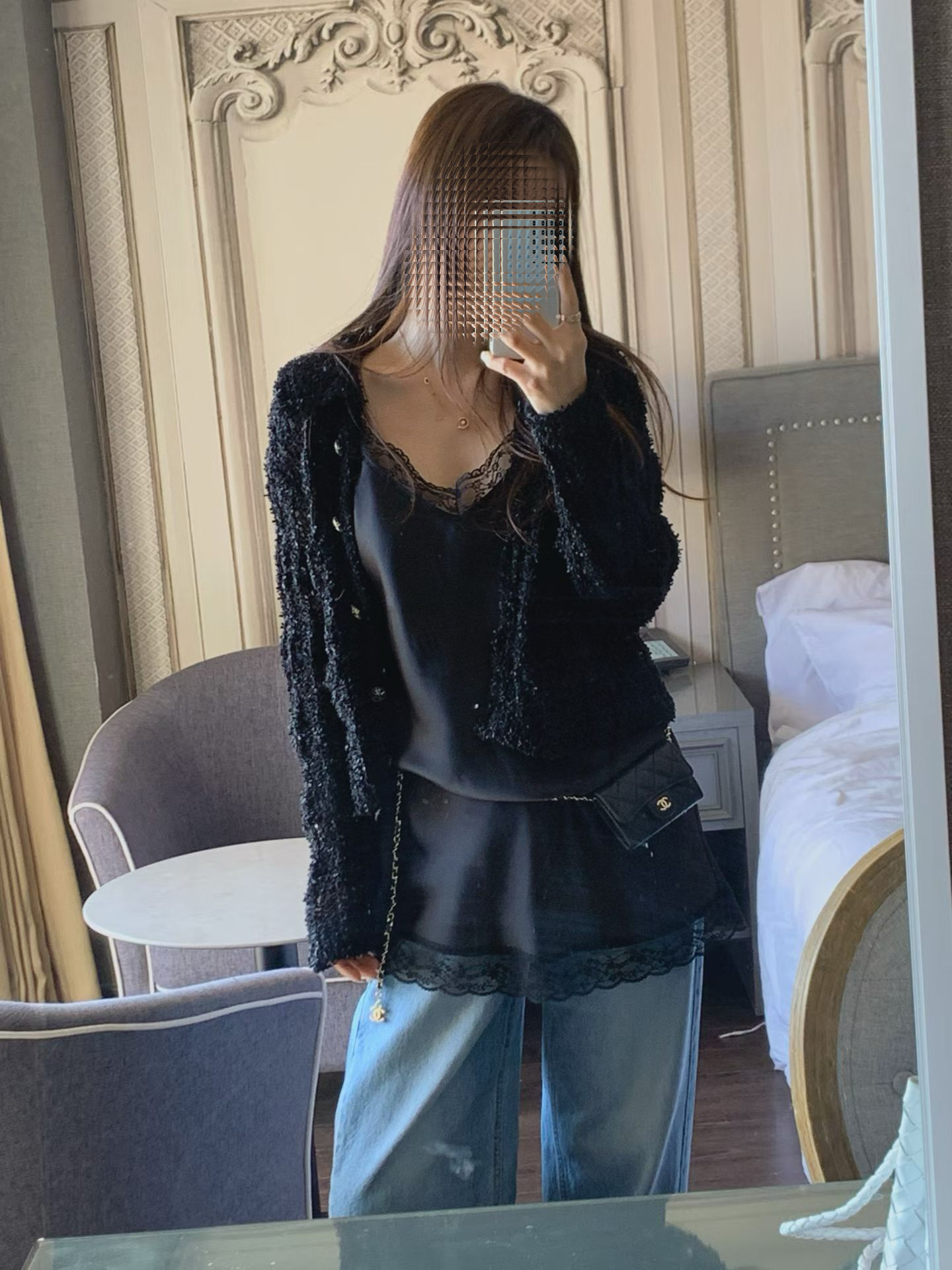 Lovely open-knitted cardi