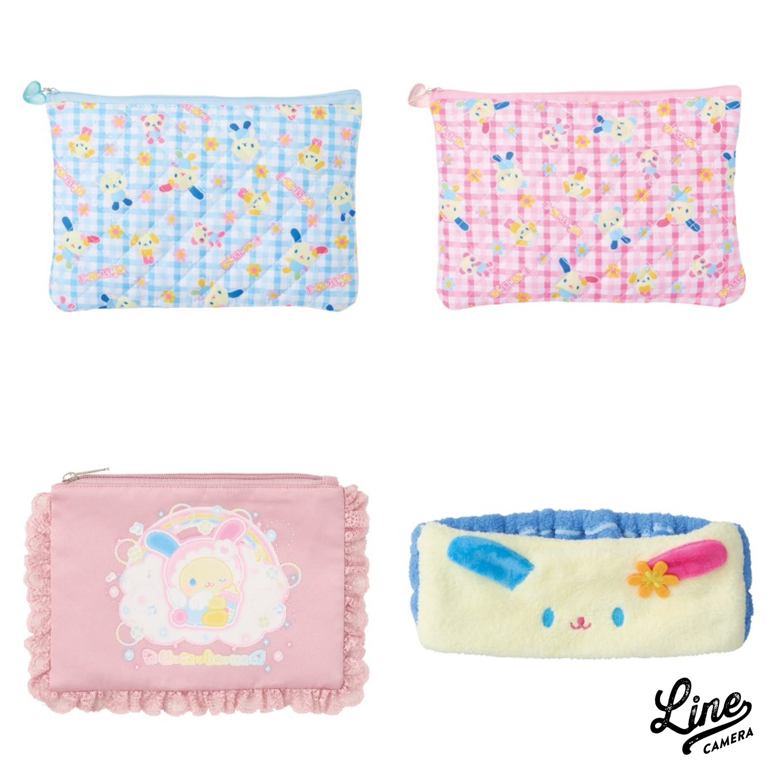 日本直送獨家發售Sanrio usahana 新款BB系列 化妝袋頭帶