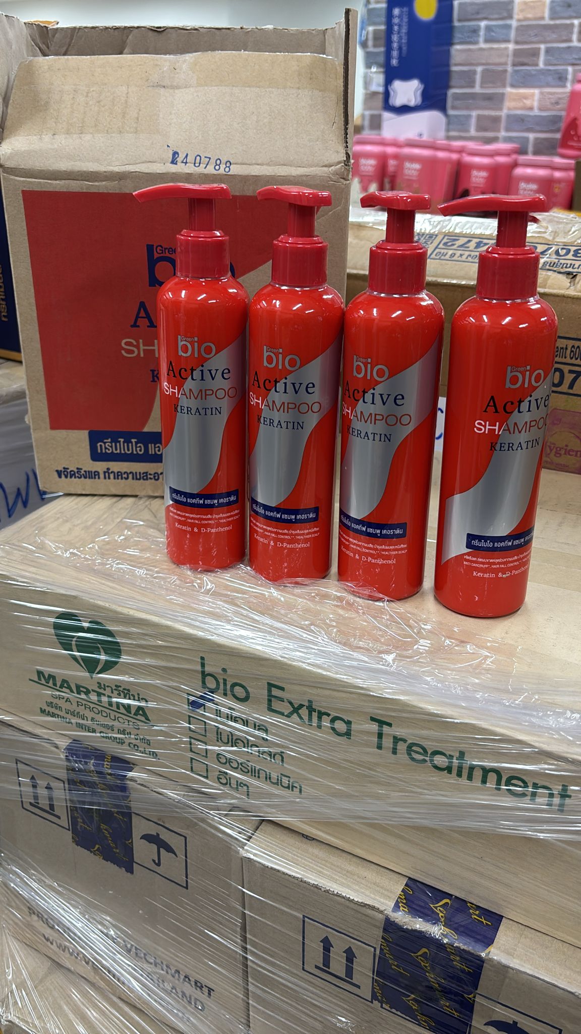 $68支。2起$58支。泰國Green Bio 活性角蛋白洗頭水 