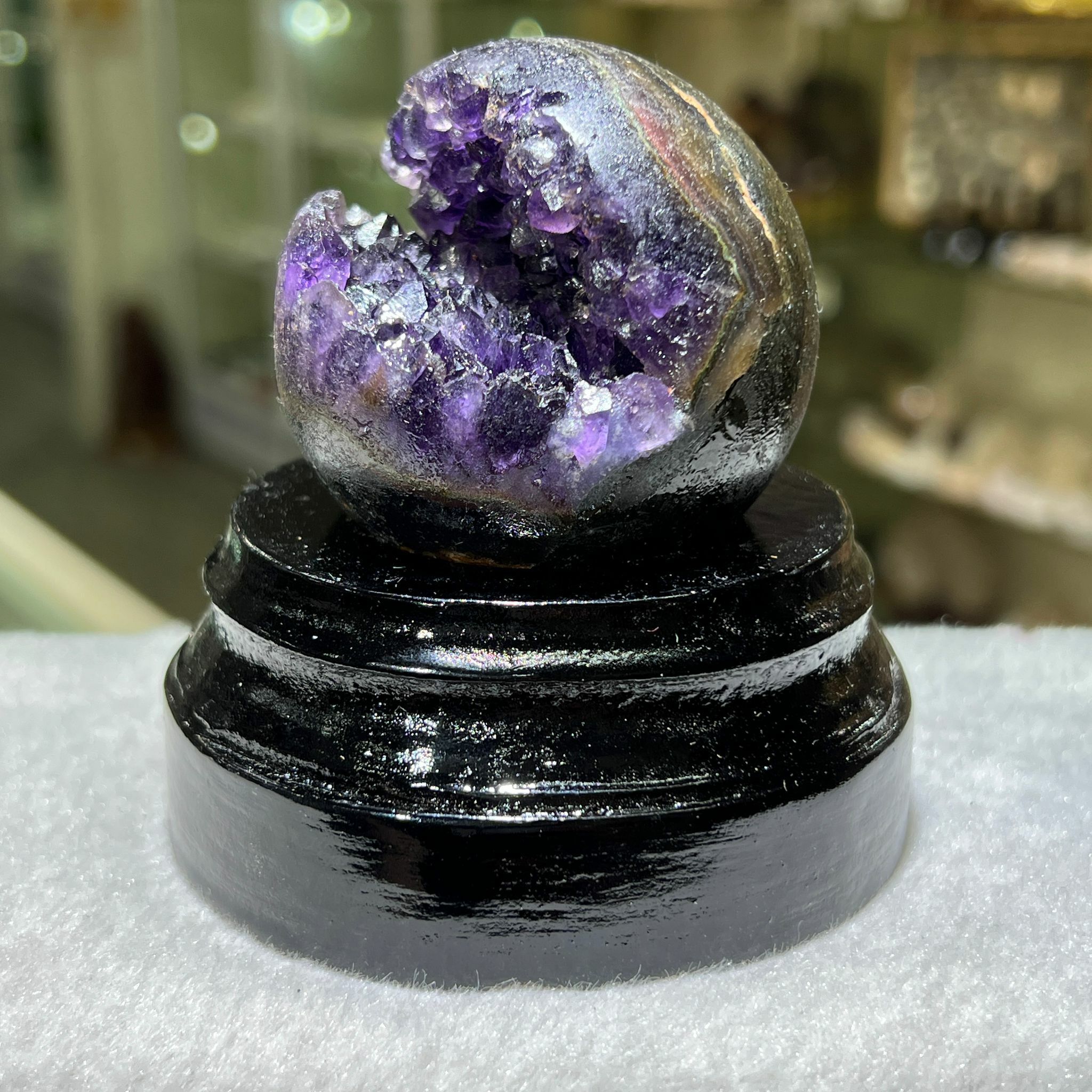 紫晶開口笑 5.6cm+/-