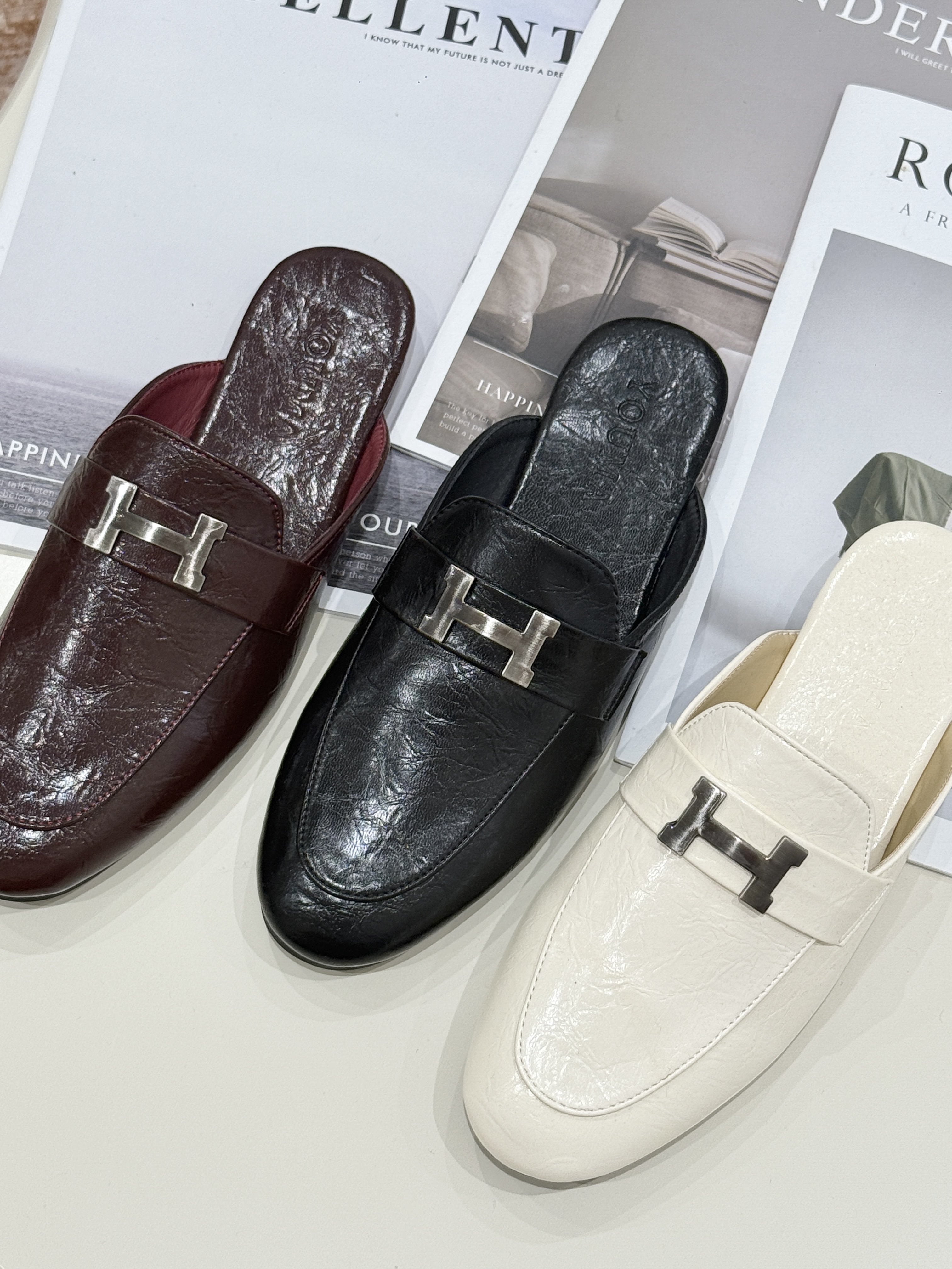 TA78 英伦风H字半包鞋