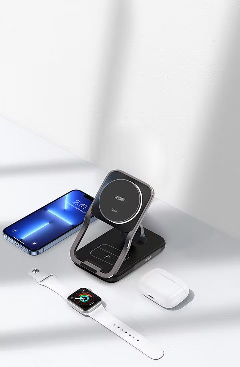 AMG 5合 1 無線充電座磁吸折疊