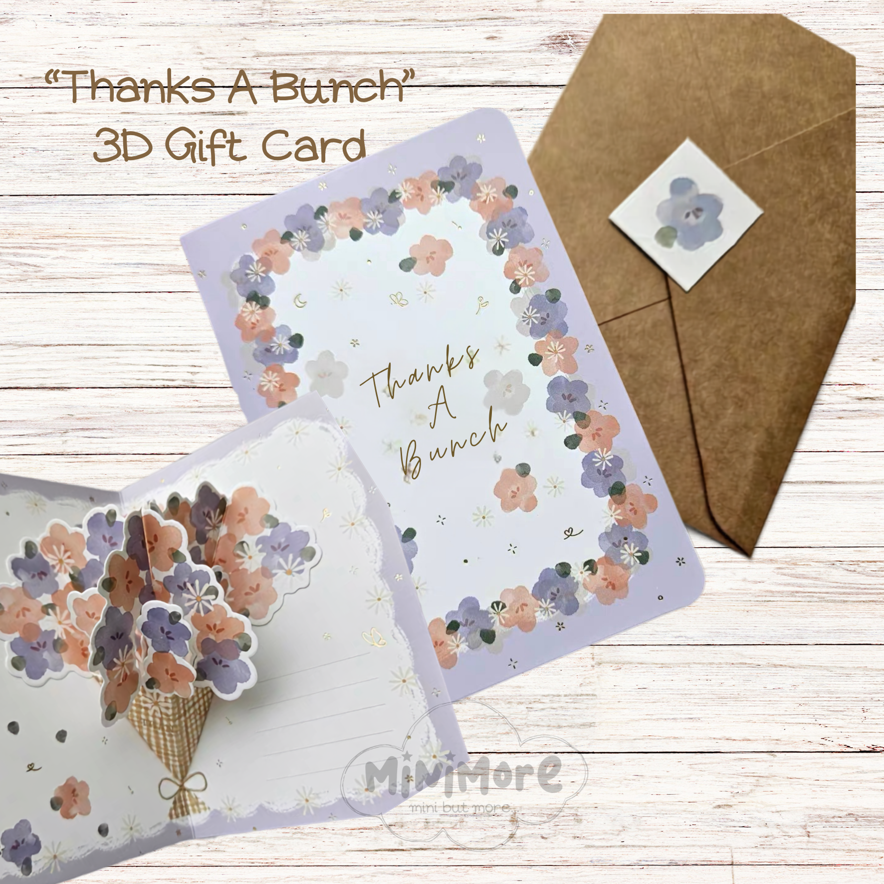 3D Flower Gift Card