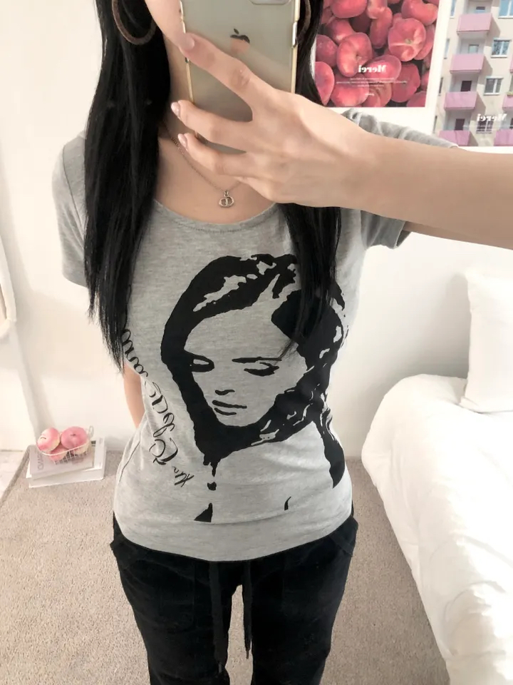Hooded Slim-Fit Graphic Tee