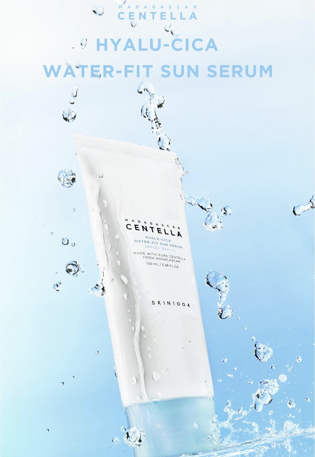 韓國 SKIN1004 積雪草水感防曬精華乳 SPF50+ PA++++ 50ml