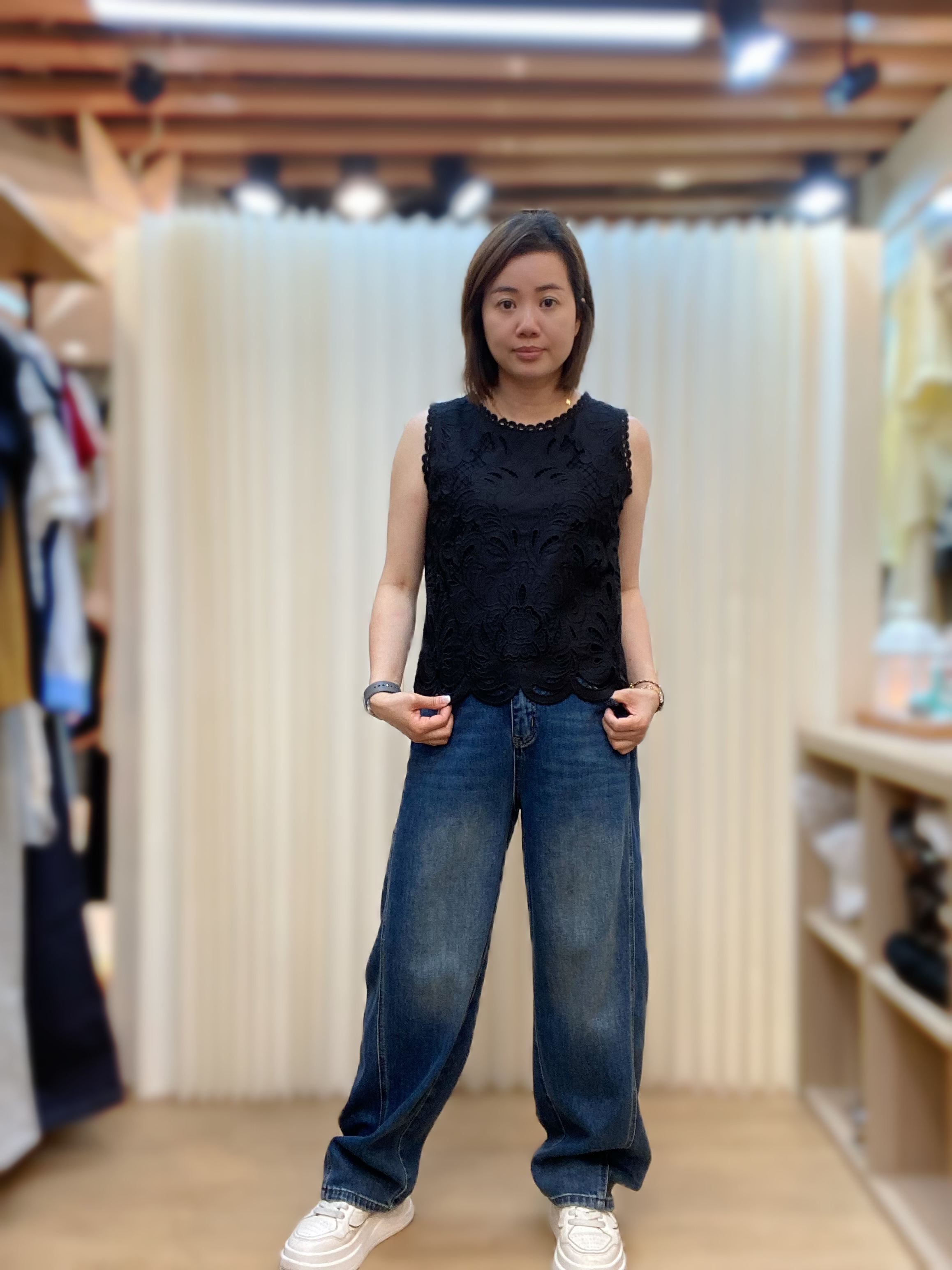 歐洲通花連內裡背心 J165 LB6252L245