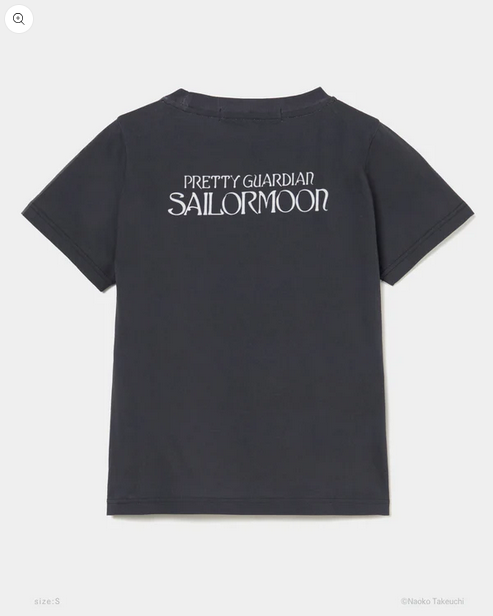 《Pre-Order》Sailor Moon silhouette (bijou) T-shirt｜tanakadaisuke X Pretty Guardians Sailor Moon (26S46-P)