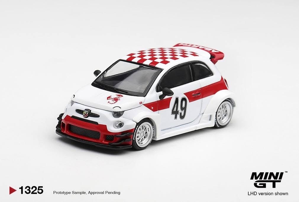 （預訂 Pre Order) Mini GT ( MGT01325-R ) Abarth 595 LB-WORKS x Abas Works 1000 TC Tribute