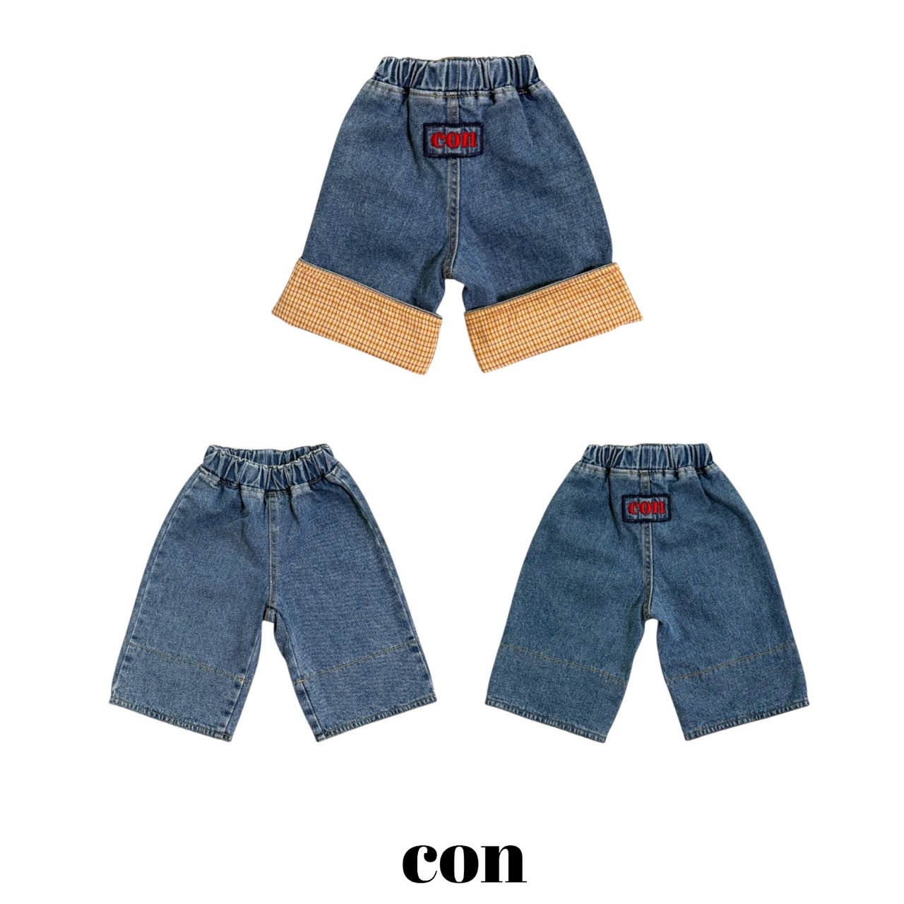 Con | Wash Roll-up Denim
