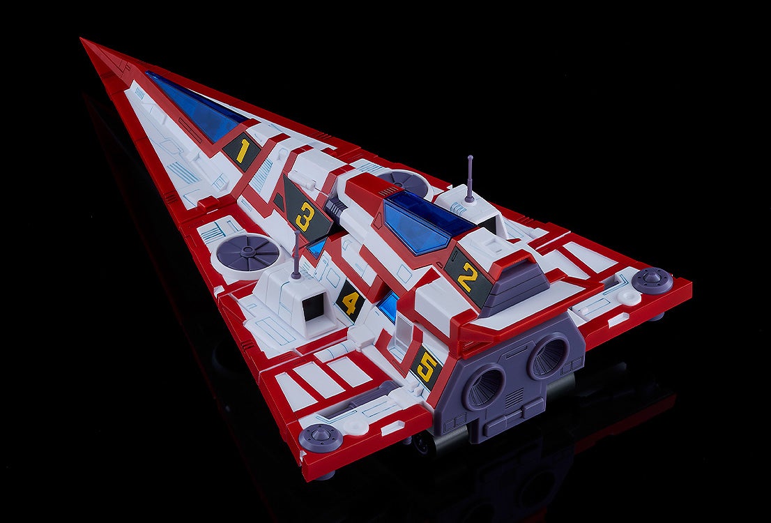 (預訂訂金 $200) (總價 $445) GSC MODEROID 神勇飛鷹俠F 科學小飛俠F 旋風斯巴達 Unite Color Ver. 模型 Gatcha Spartan (行版) 