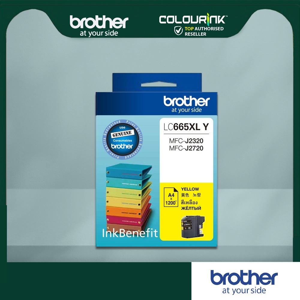Brother LC669XL LC665XL Original Combo Set (BCMY) MFC-J2320/MFC-J2720 LC665 LC663 LC669