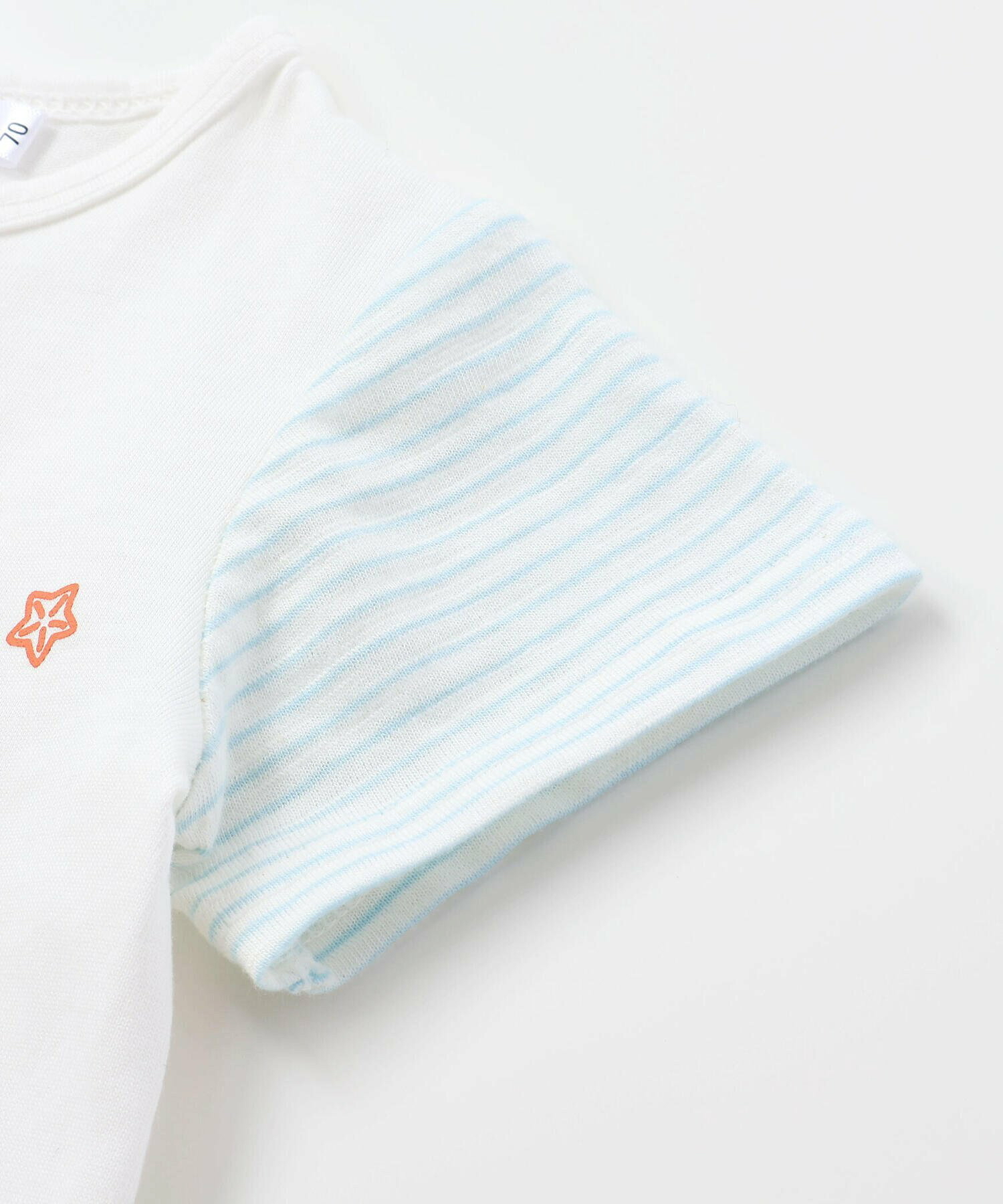 🇯🇵預訂 日本直送🇯🇵Slap Slip Baby兩色章魚海豹造型短袖包屁衣帽子套裝