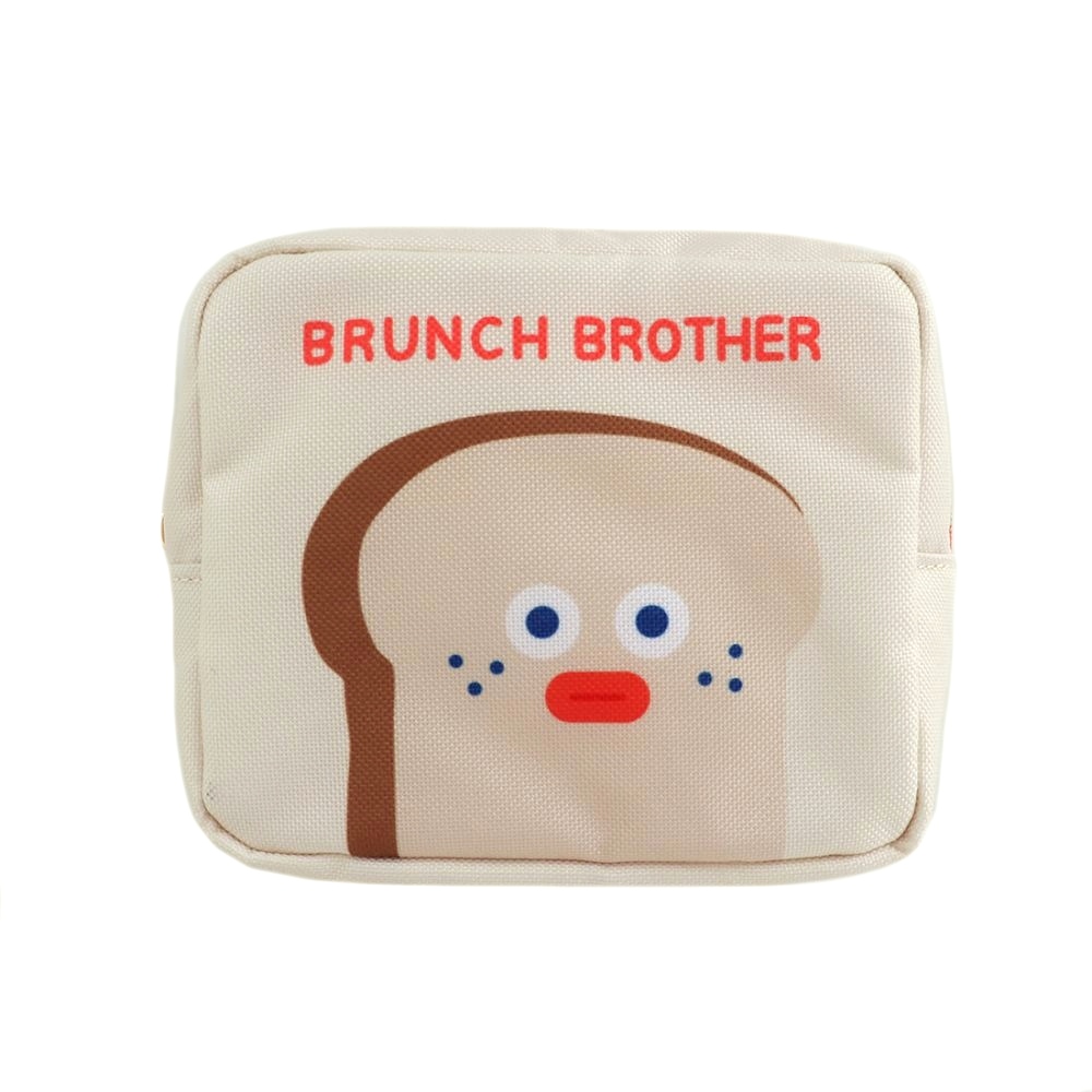 現貨｜Brunch Brother 早午餐兄弟 多士 日版 化妝袋 + 毛巾仔 套裝 (228290)