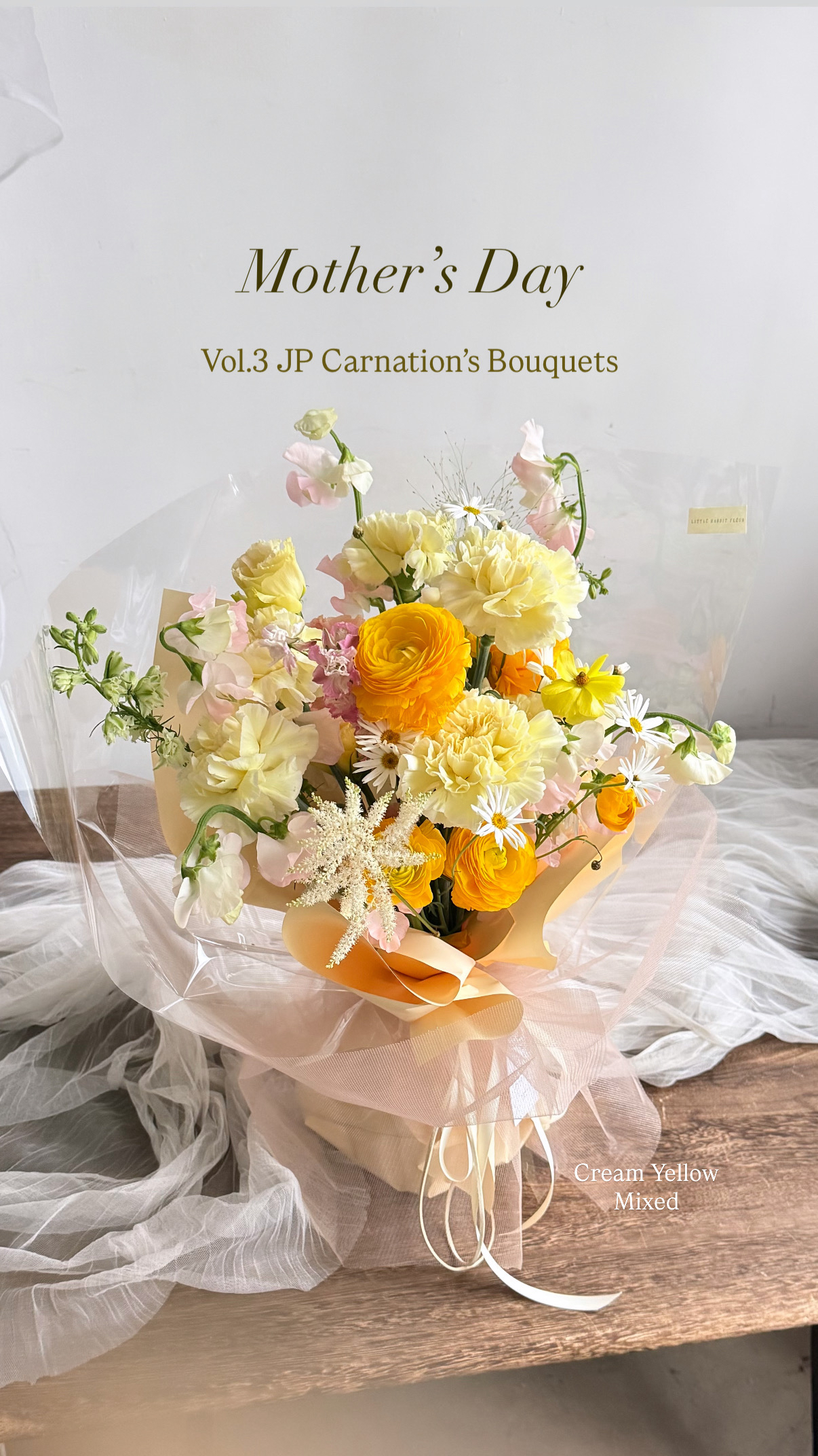 2026 母親節🌸 Vol.3 JP Carnation’s Bouquet  日本康乃馨花束(早鳥優惠）