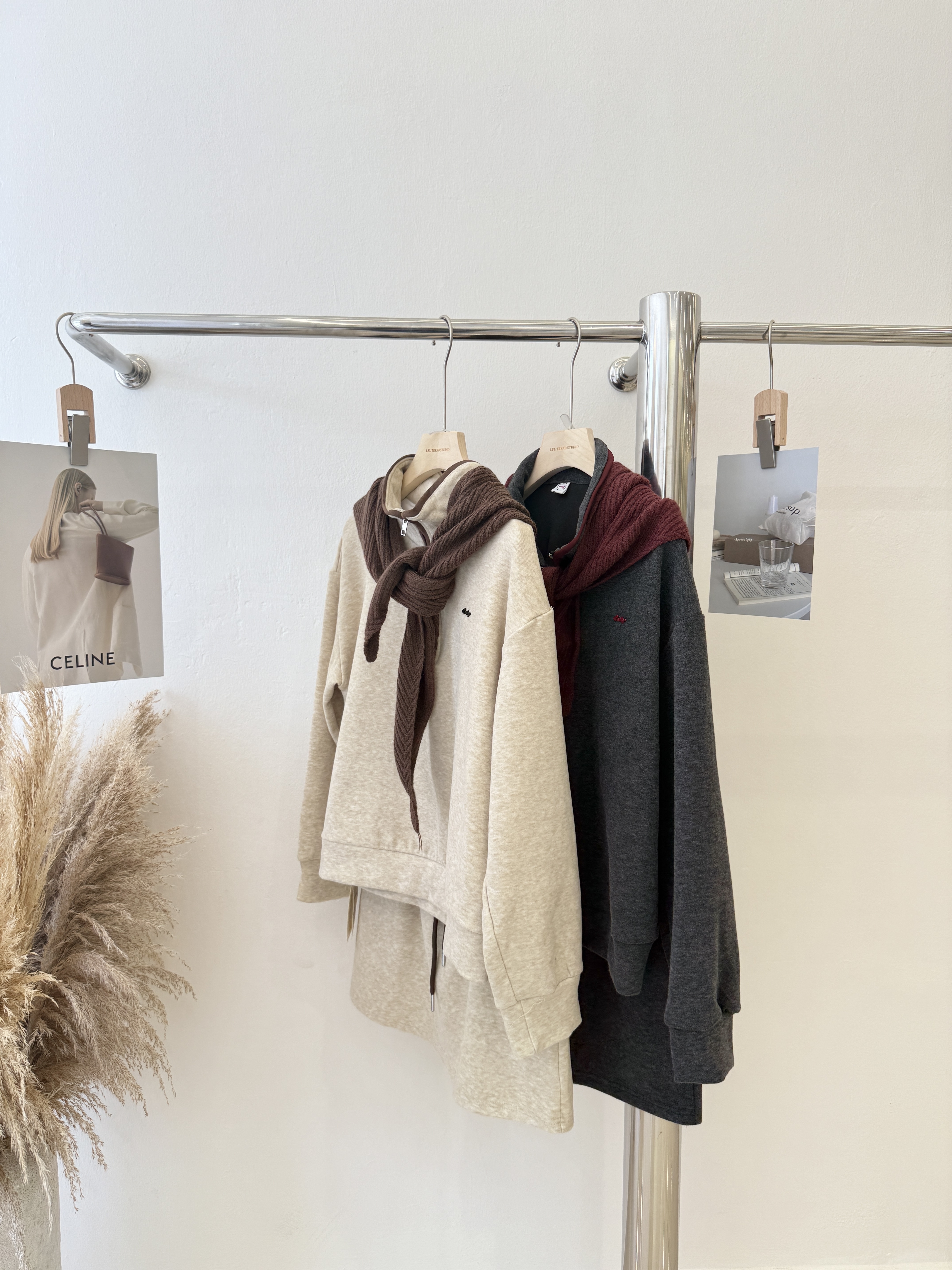 6967 韩系减龄拼色三件套 