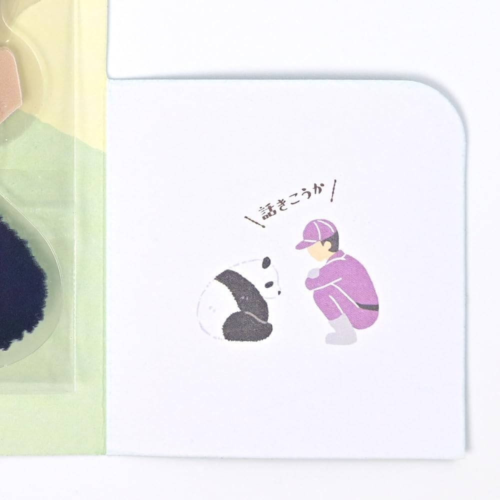 現貨｜ZOOm in Animals 熊貓 日版 Die-Cut 透明貼紙 (5424117)