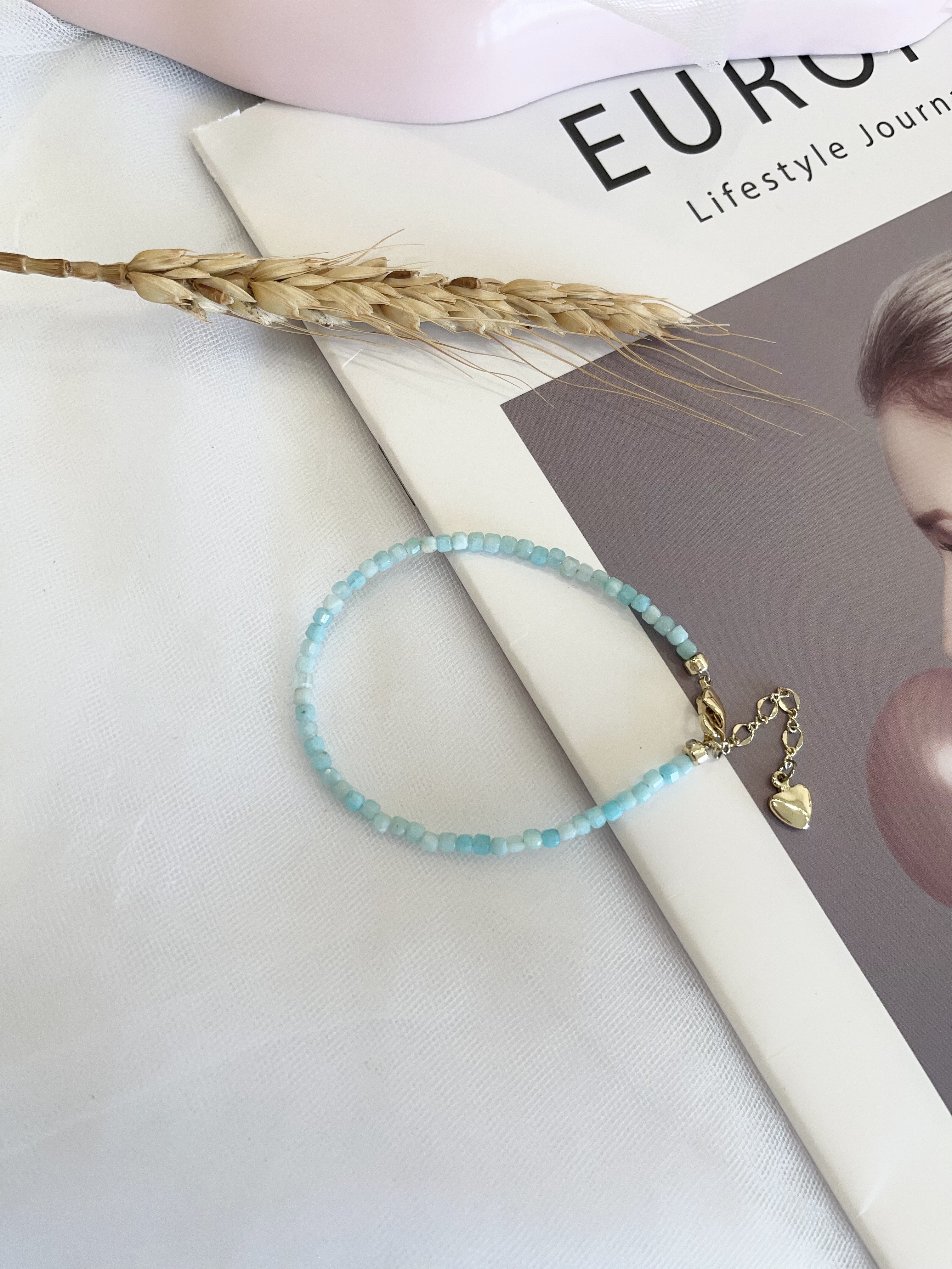 💧 天河石切割细手链 ｜ 3mm