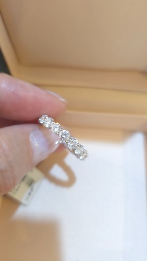 18K培育鑽石戒指 d2.98/18 G2.274g S13