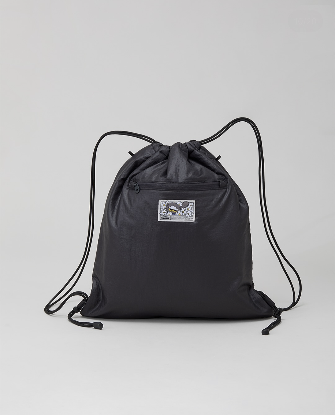 📦訂購 韓國代購 ZO&FRIENDS x Coller ZOA STRING BAG 灰貓索繩背包