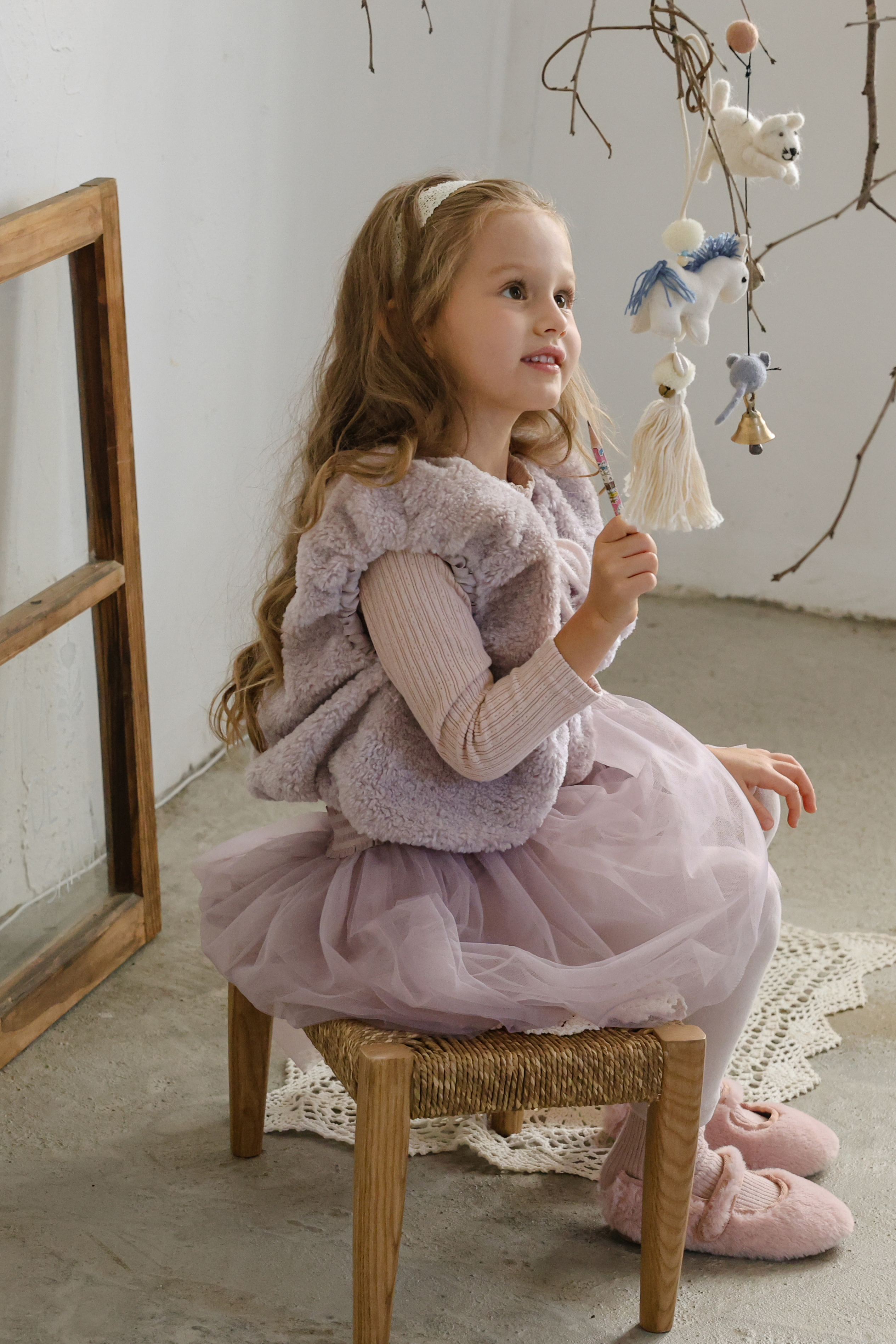 FLO | Elle fur vest 