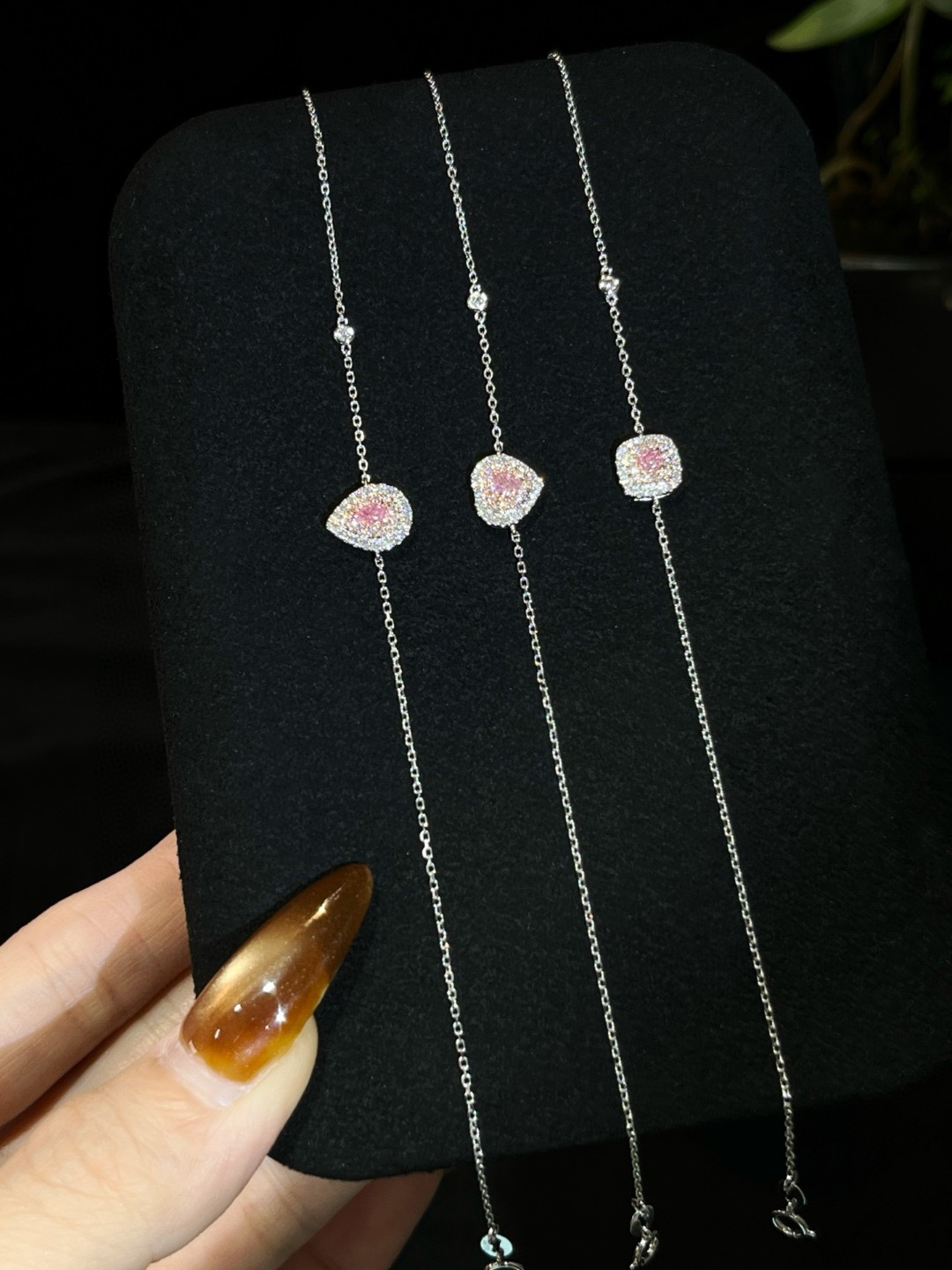 18K Pink Diamond Bracelet 