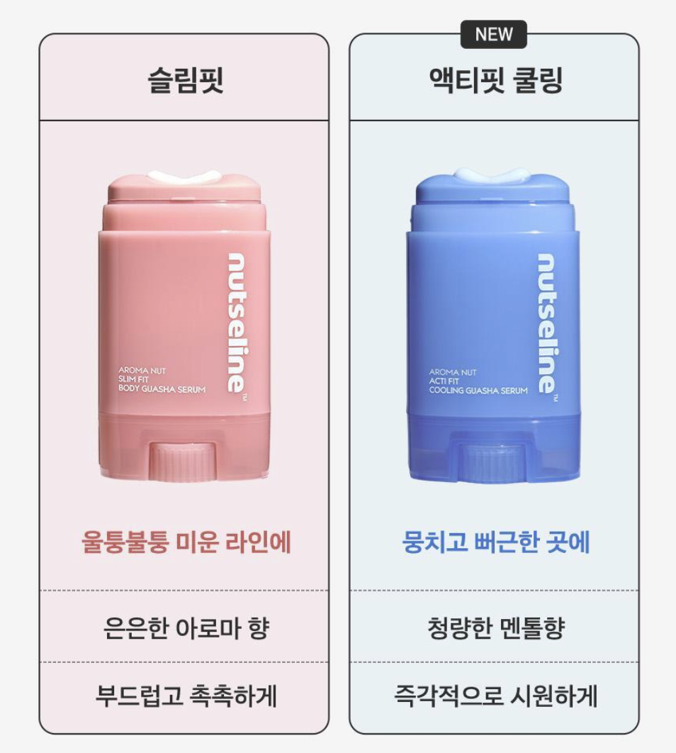 韓國 Nutseline 香氛堅果 瘦臉全身刮痧精華 60ml ｜Aroma Nut Slim Fit Body Guasha Serum