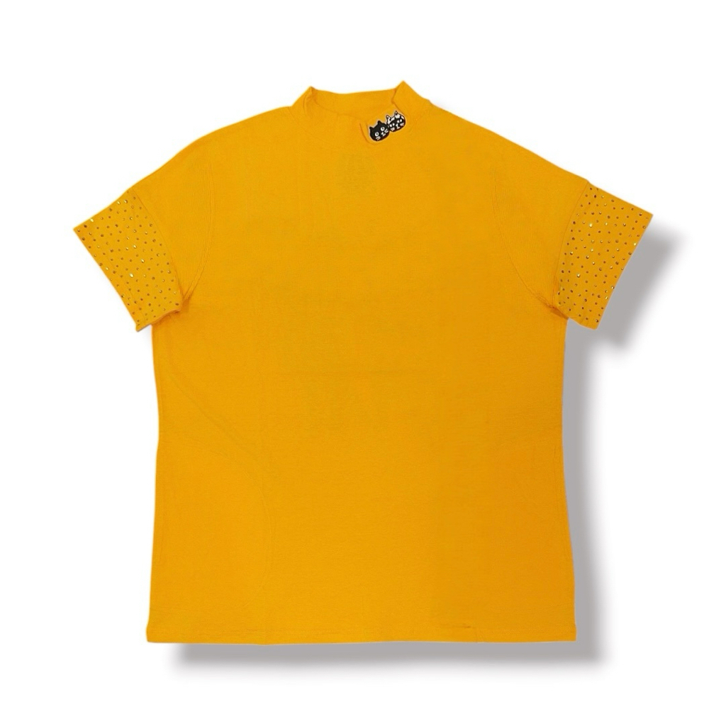 Me&Yo EMB Mock Neck Tee