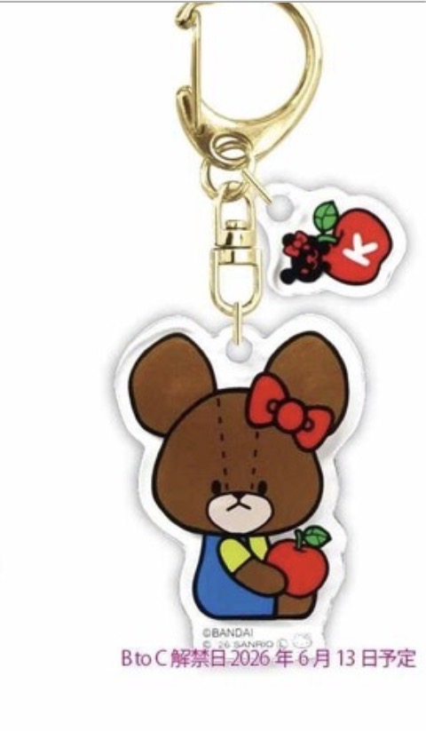 『預售中』Sanrio X The Bear School聯名壓克力掛飾 