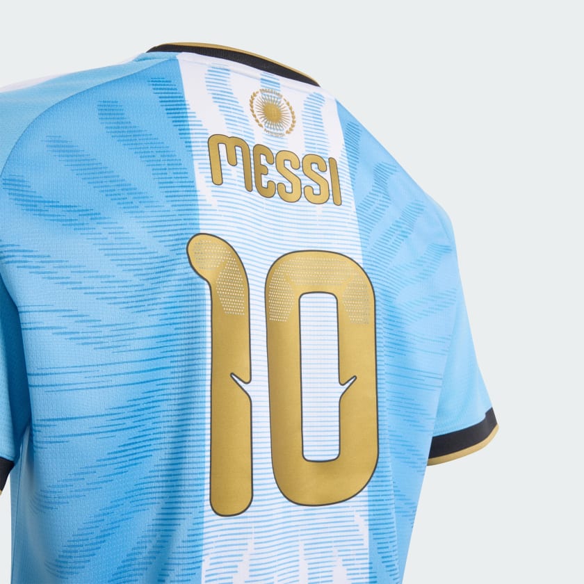 🔥 Adidas x Messi 美斯阿根廷紀念大童球迷版球衣 (連MESSI金色印字) LD3307